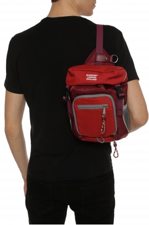 One-shoulder backpack with logo, zdjęcie 2 One-shoulder backpack with logo od Burberry